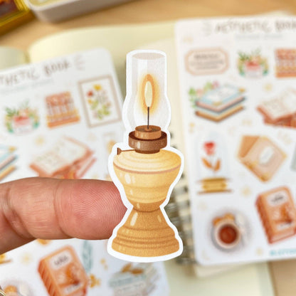 Aesthetic Book - Sticker Sheet