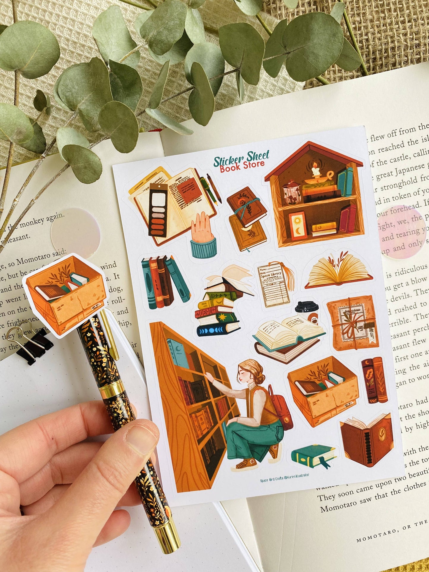 Book Store - Sticker Sheet