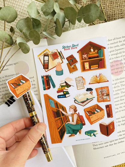 Book Store - Sticker Sheet
