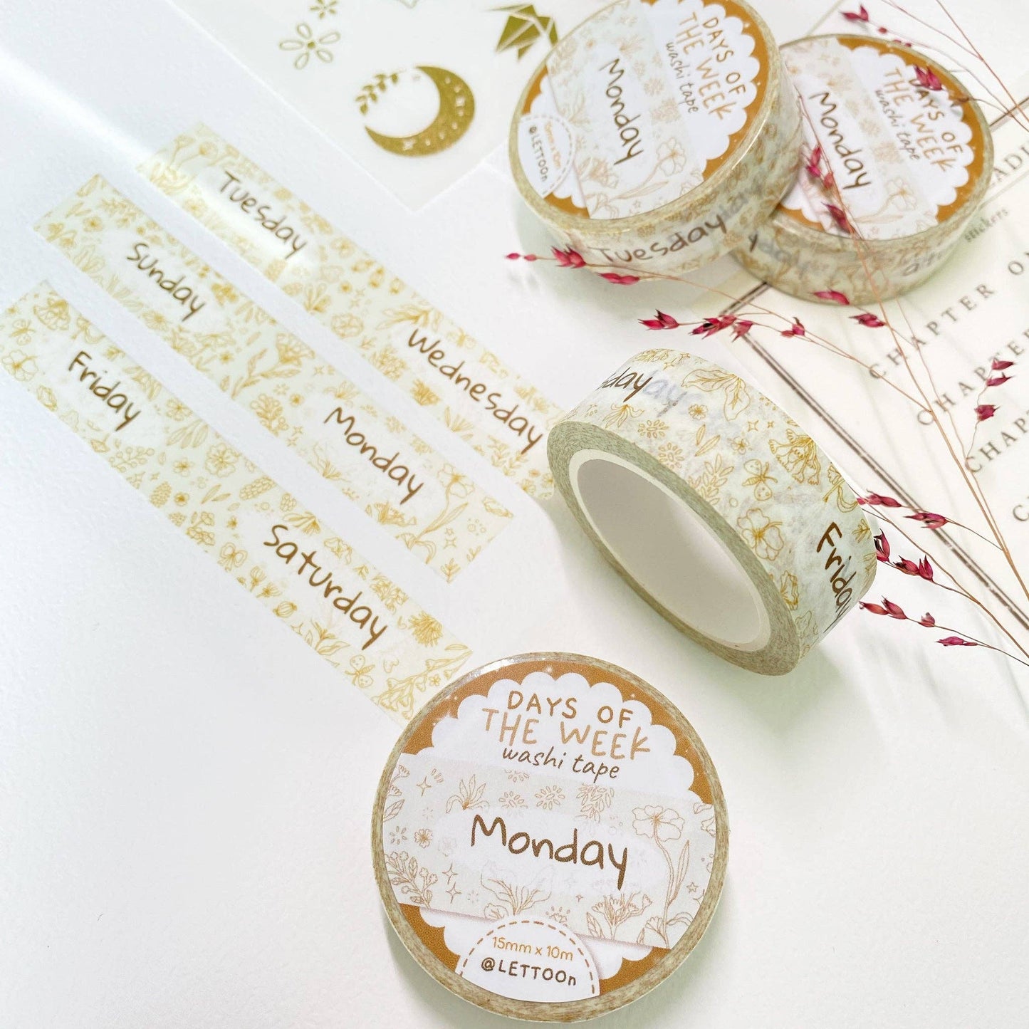 Days Of The Week - Washi Tape