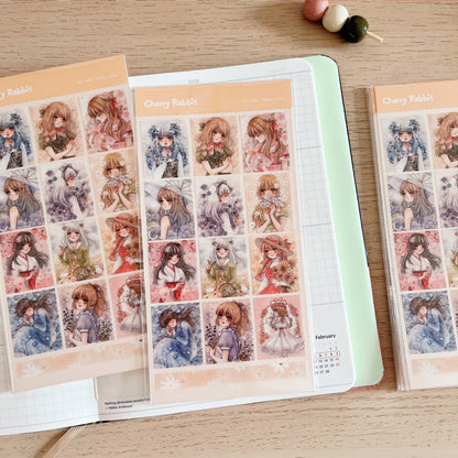 Flower Series Sticker Sheet