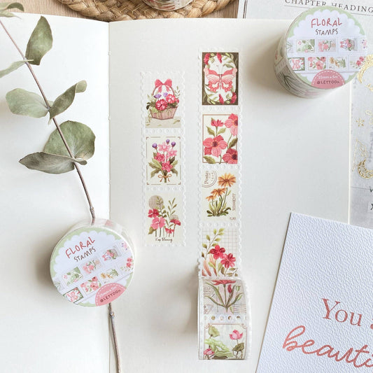 Floral - Stamp Washi Tape