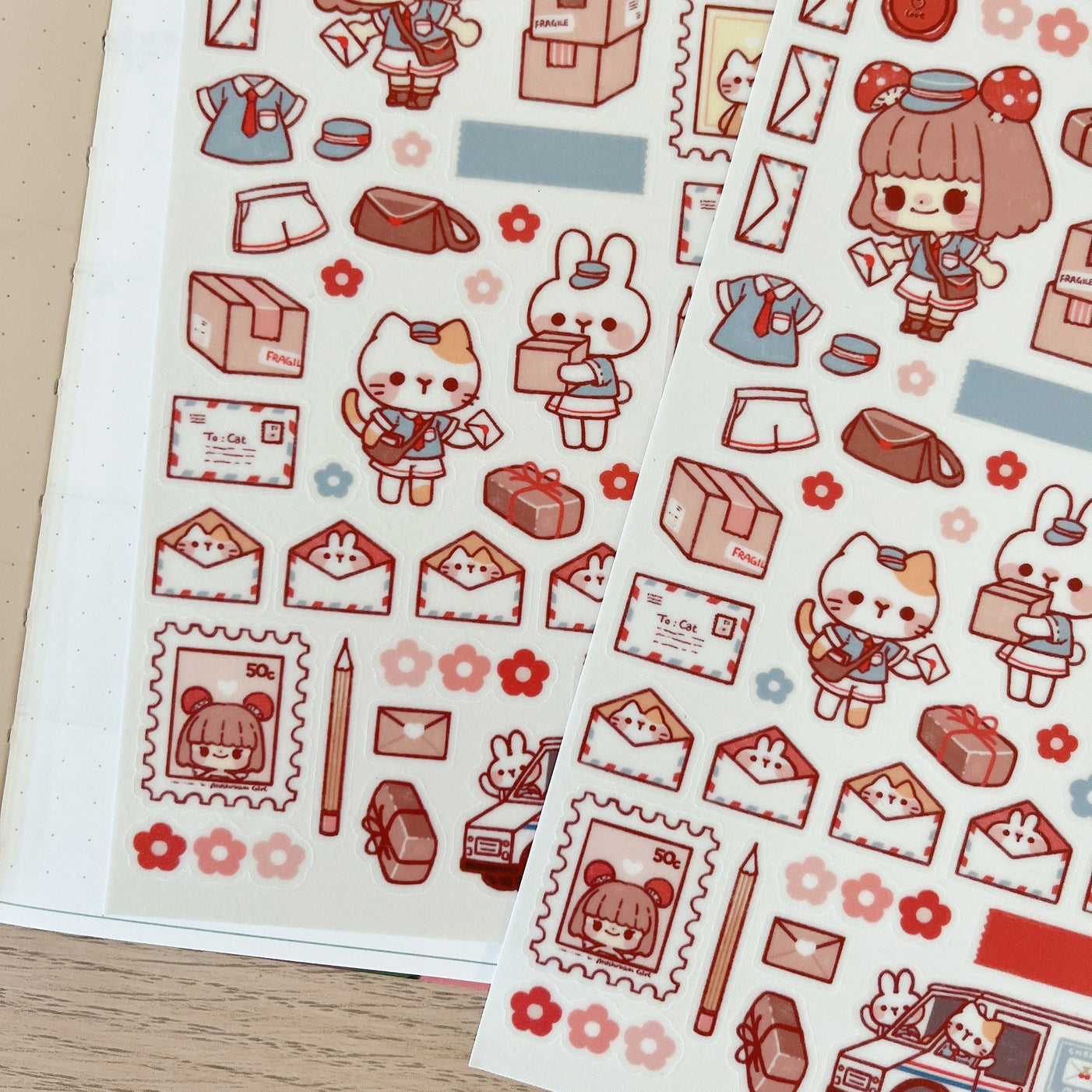 Cherry's Postal Service Sticker Sheet