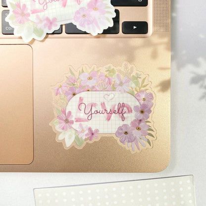 Love Yourself - Clear Vinyl Sticker