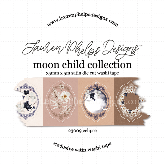Moon Child Eclipse Premium Satin Die Cut Washi 35mm