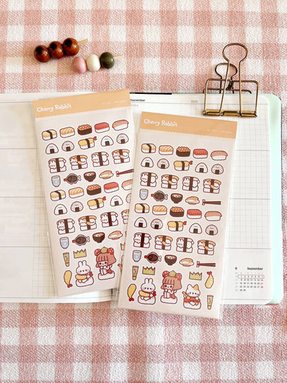 Sushi Party Sticker Sheet