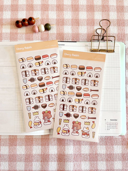 Sushi Party Sticker Sheet