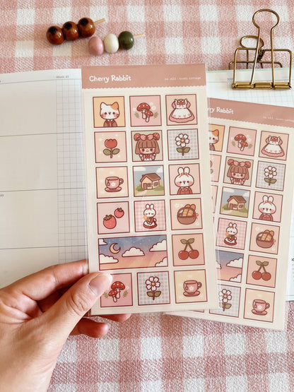 Lovely Cottage Sticker Sheet