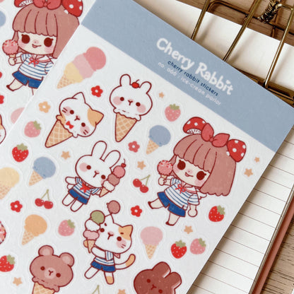 Ice-cream Sticker Sheet