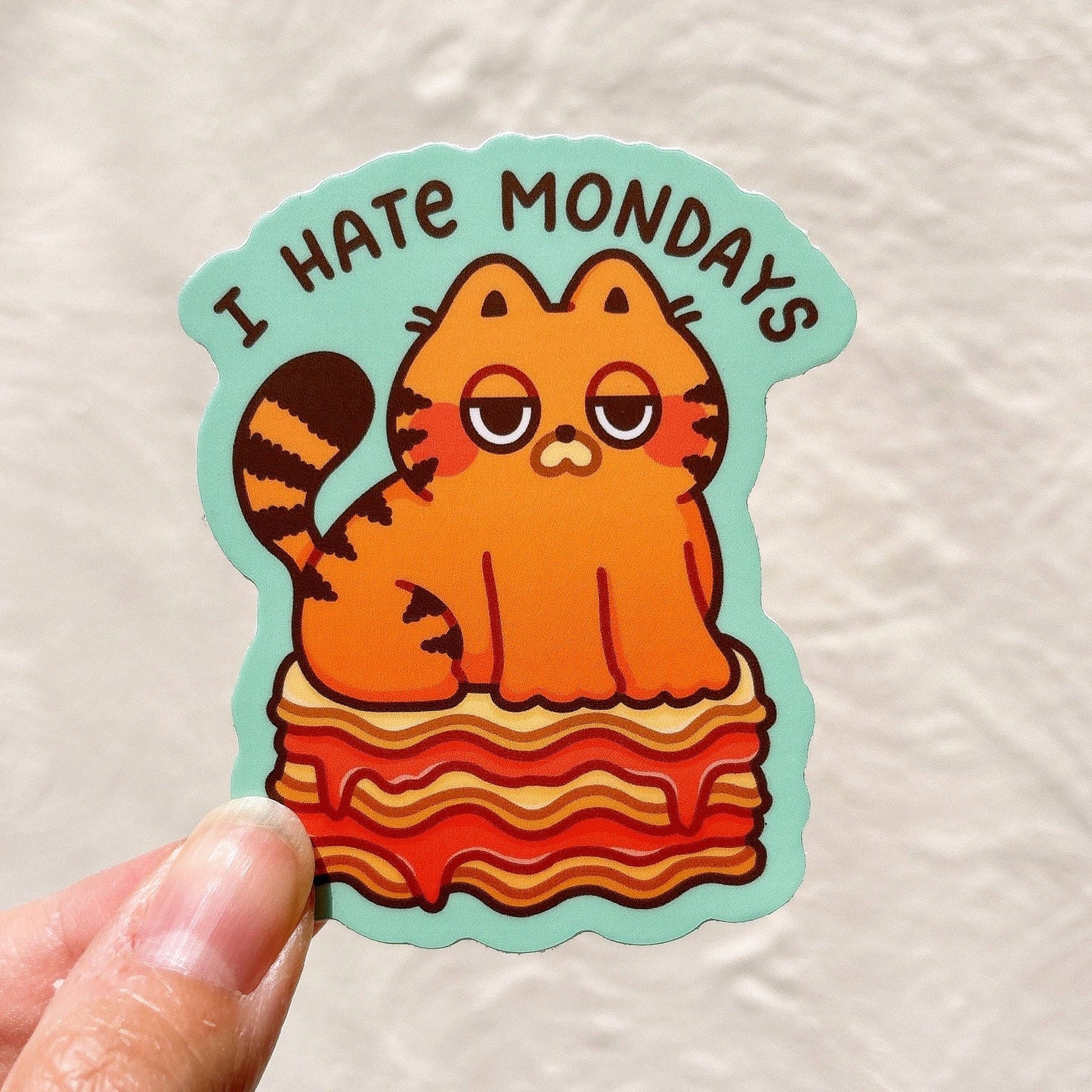 I Hate Mondays Vinyl Sticker