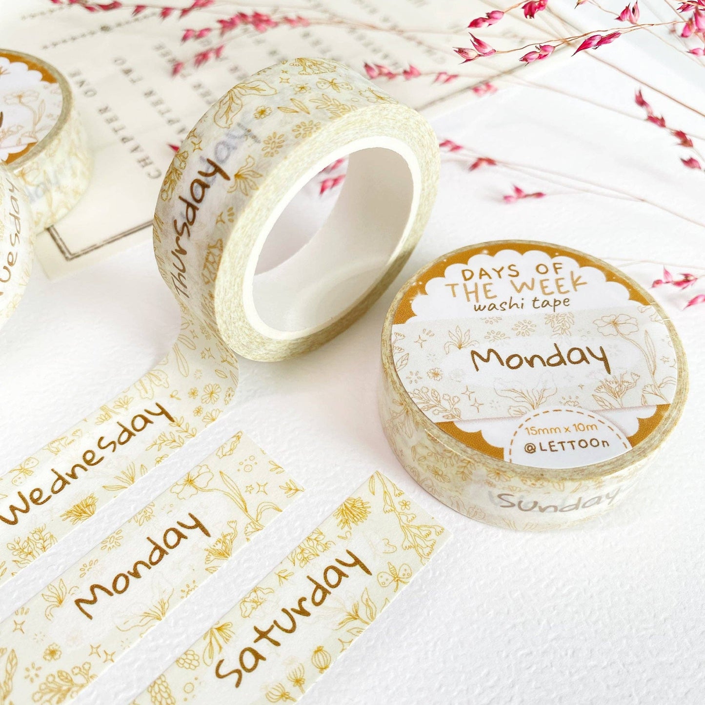 Days Of The Week - Washi Tape