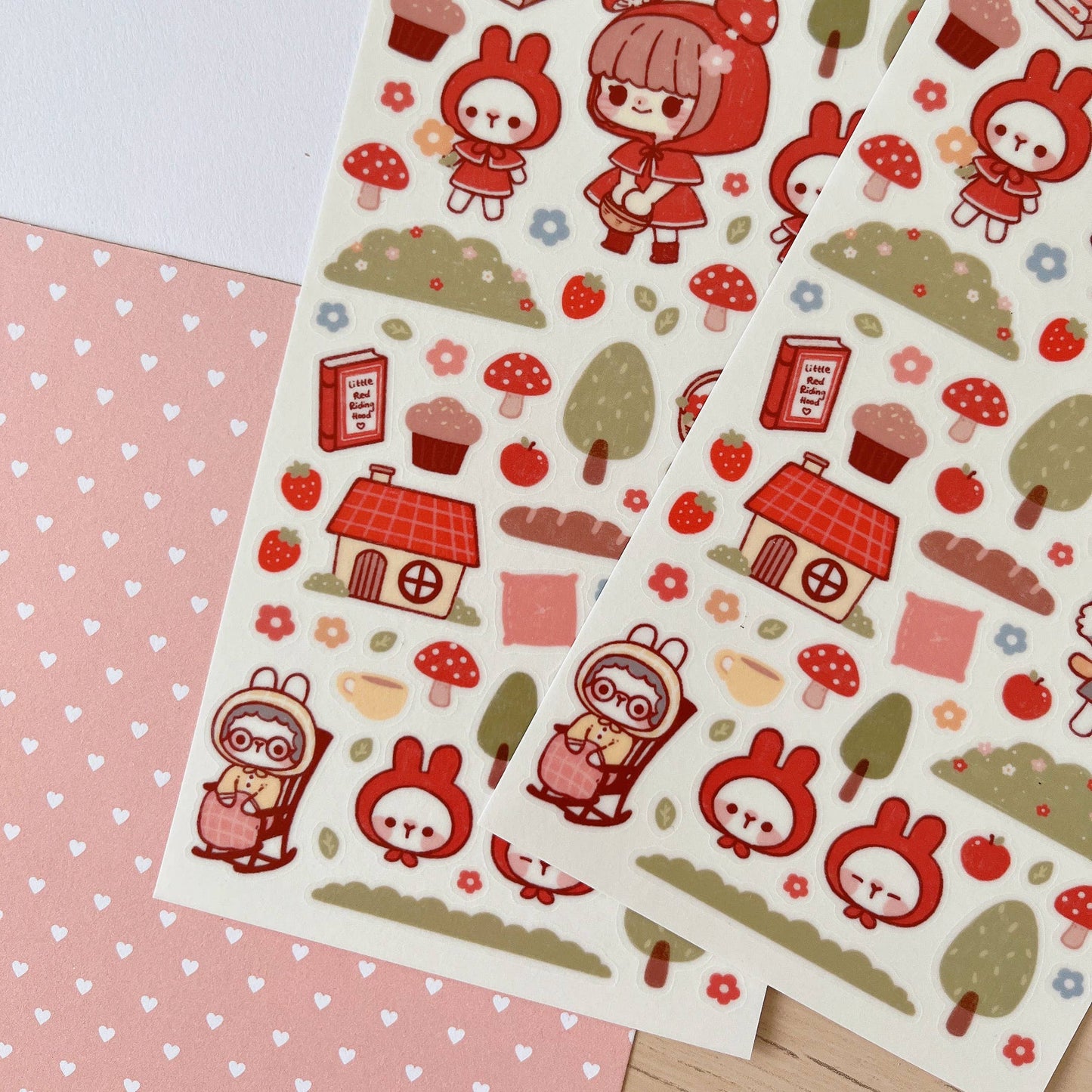 Little Red Riding Hood Sticker Sheet