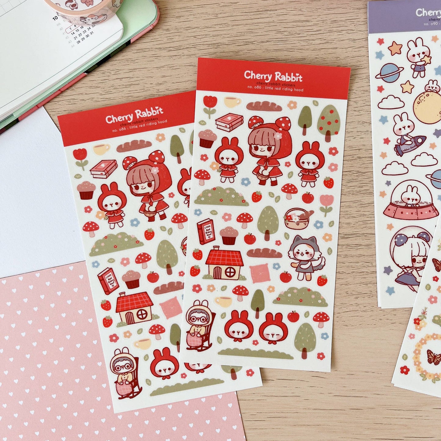 Little Red Riding Hood Sticker Sheet