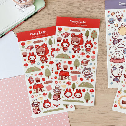 Little Red Riding Hood Sticker Sheet