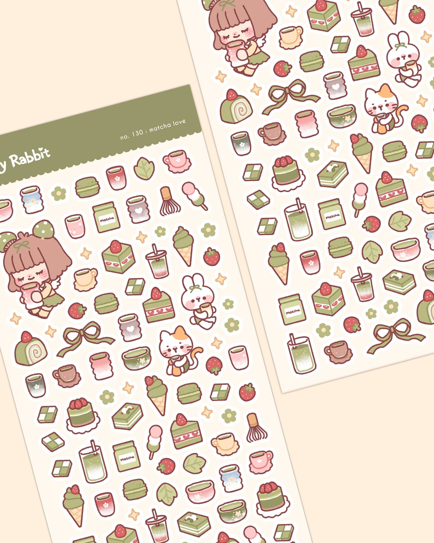Matcha Love Sticker Sheet