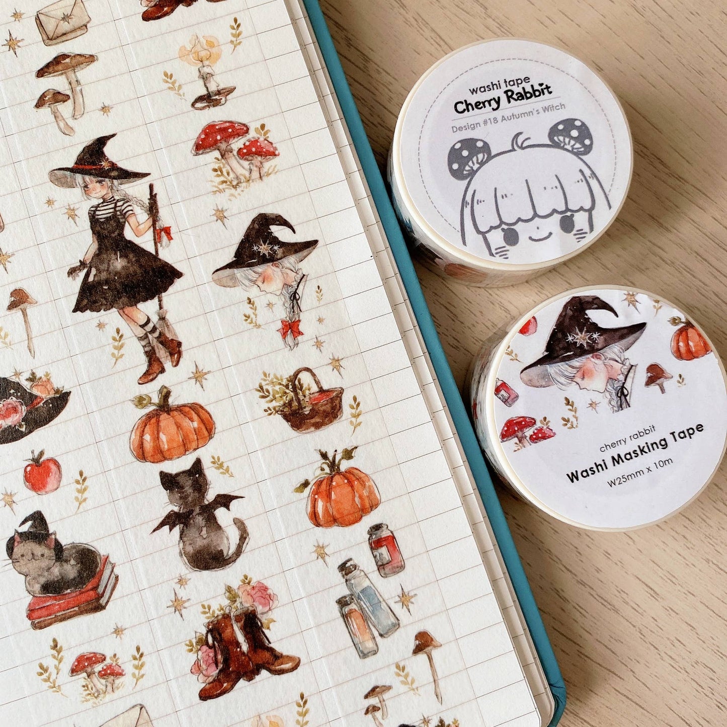 Autumn's Witch Washi Tape