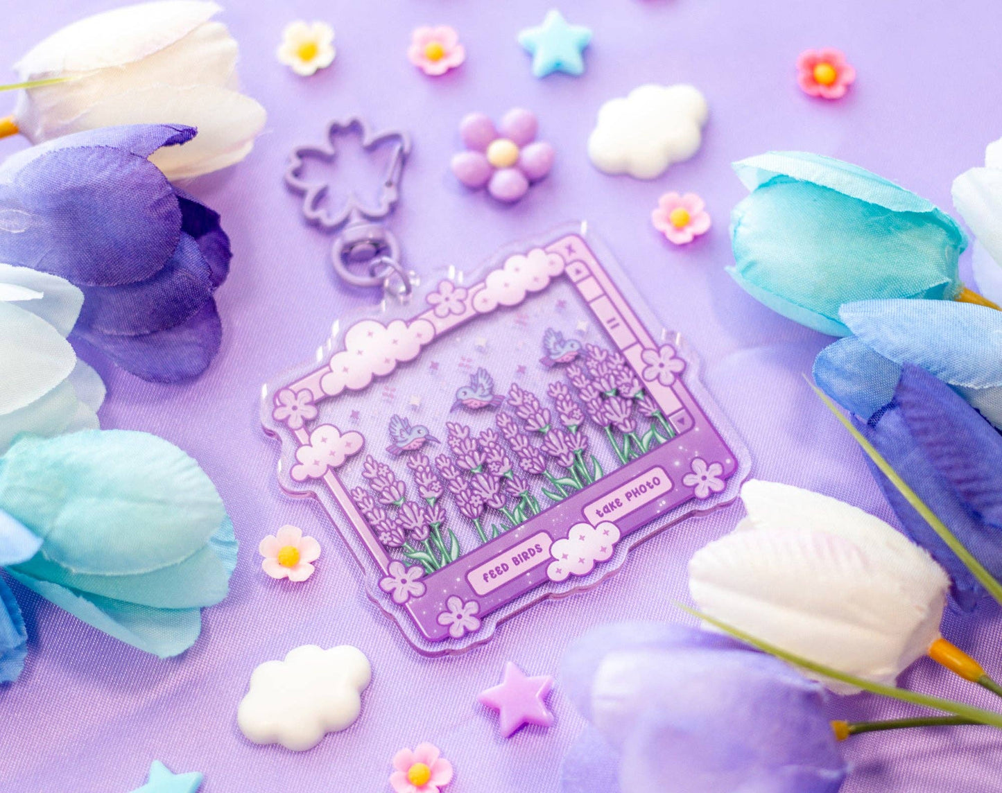 Lavender Dreams Keychain