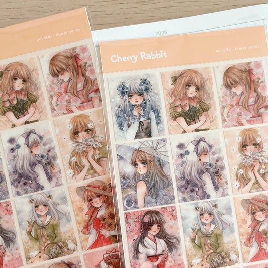Flower Series Sticker Sheet