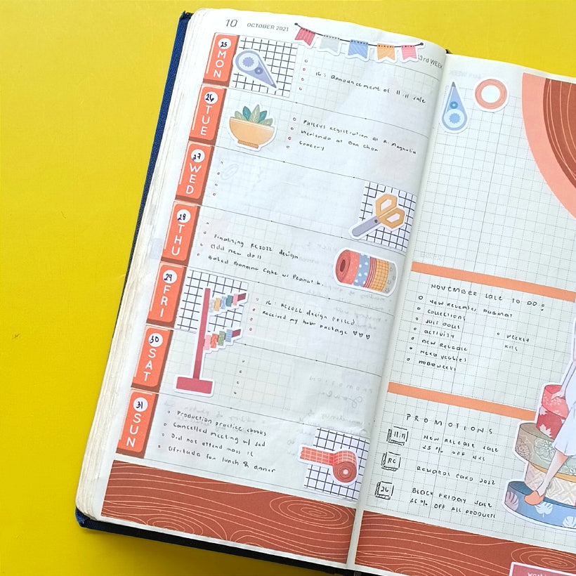 Washi Addict | Craft Library | C236 Sticker Sheet