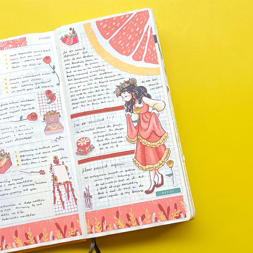 Artist | The Pretty Petal | C298 Sticker Sheet