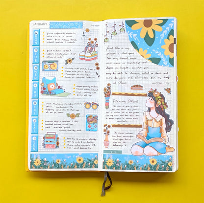 Retro | The Pretty Petal | C301 Sticker Sheet