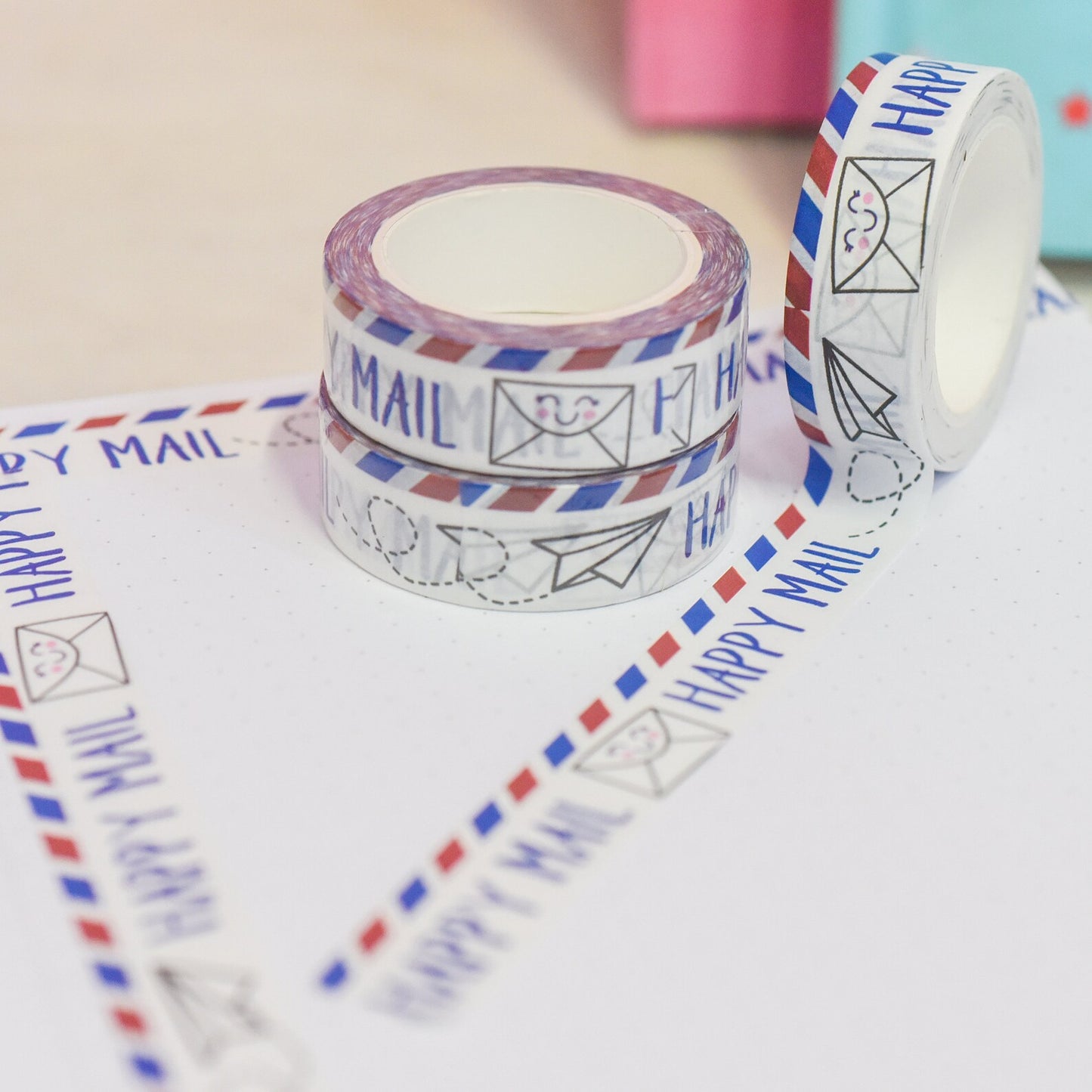 Happy Mail Airmail Washi Tape