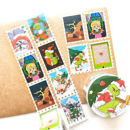 Whoville Stamp Washi