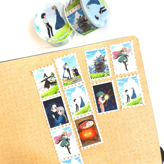 Flying Castle Stamp Washi