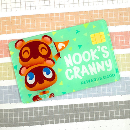 Animal Crossing Washi Cutter - Blathers Ticket, DAL Card, Redd Card, Brewster Stamp Card, Nook's Cranny Rewards Card (Timmy and Tommy)