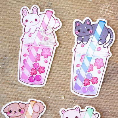 Boba Animals Sticker Pack