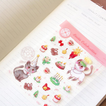 Lucia Celebration Clear Sticker Sheet