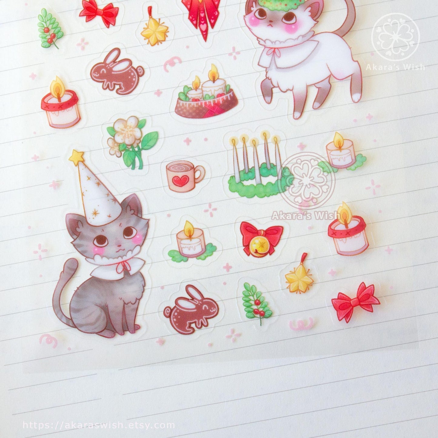 Lucia Celebration Clear Sticker Sheet