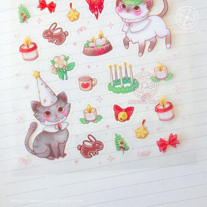 Lucia Celebration Clear Sticker Sheet