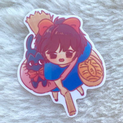 Kiki and Herring & Pumpkin Pie Die Cut Sticker