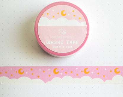 Pink Starry Sky Washi Tape