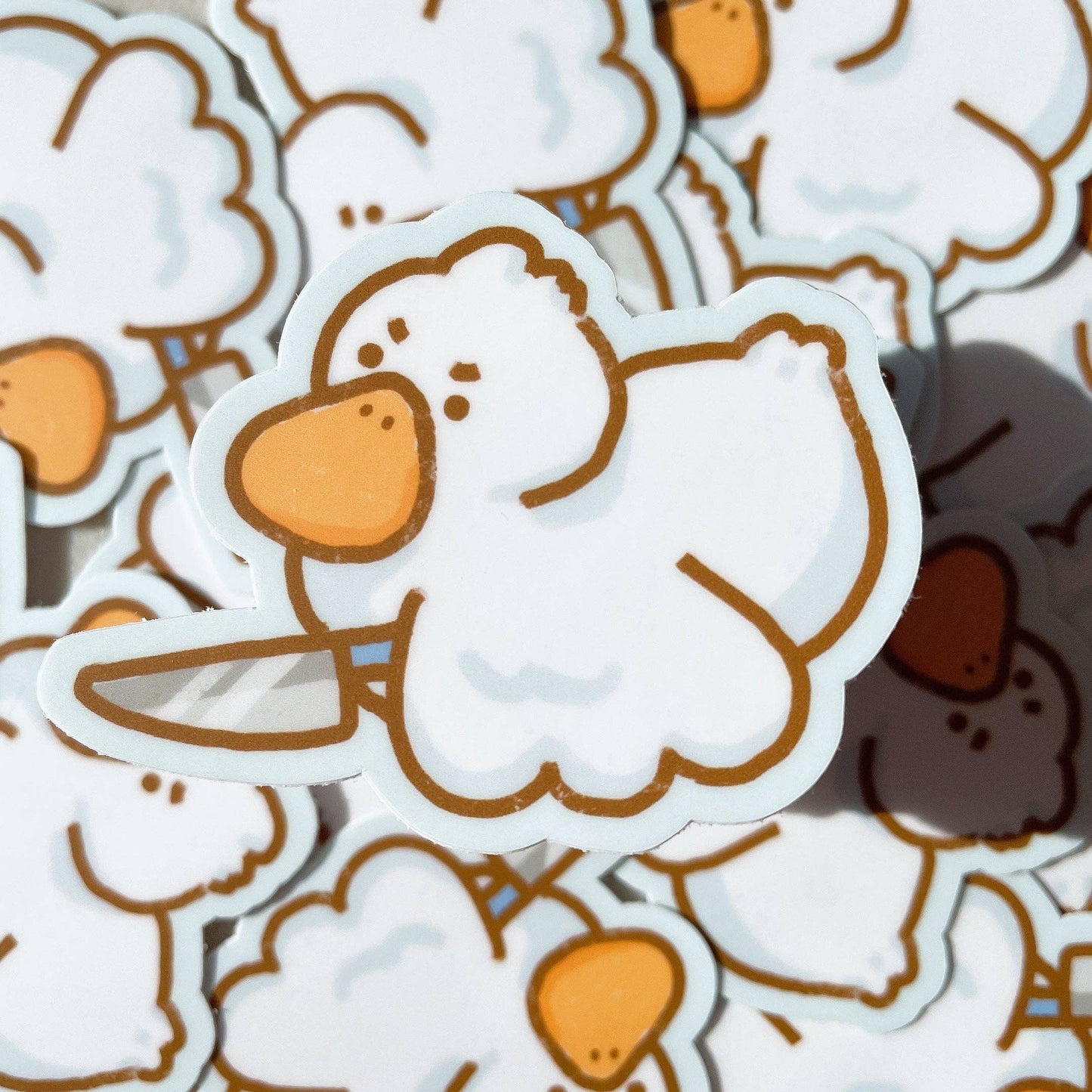 Angry Duck Vinyl Sticker