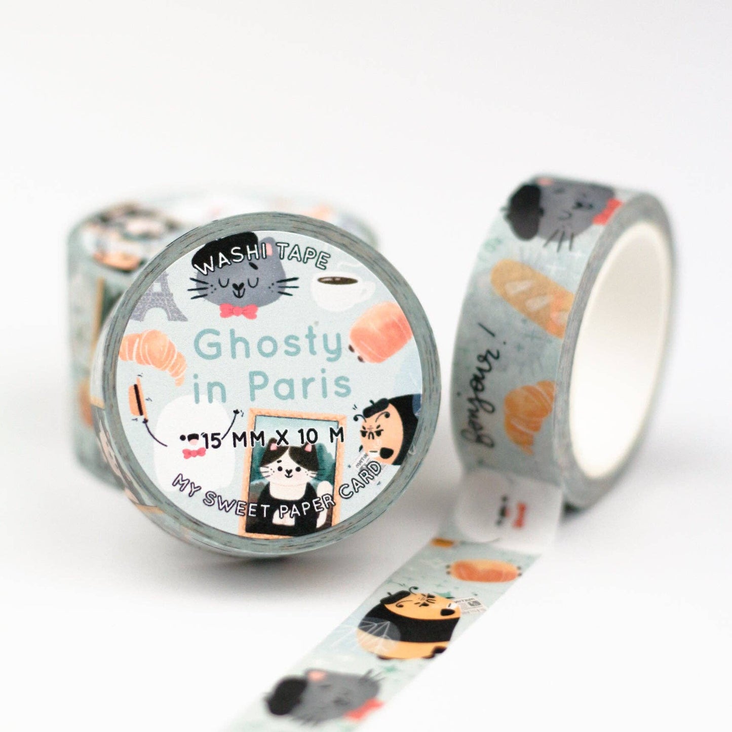 Ghosty in Paris Washi Tape