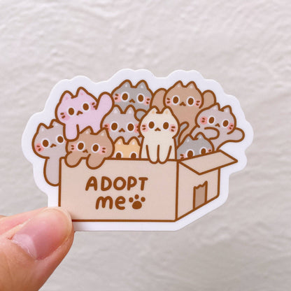 Adopt Me Kitty Cats Vinyl Sticker