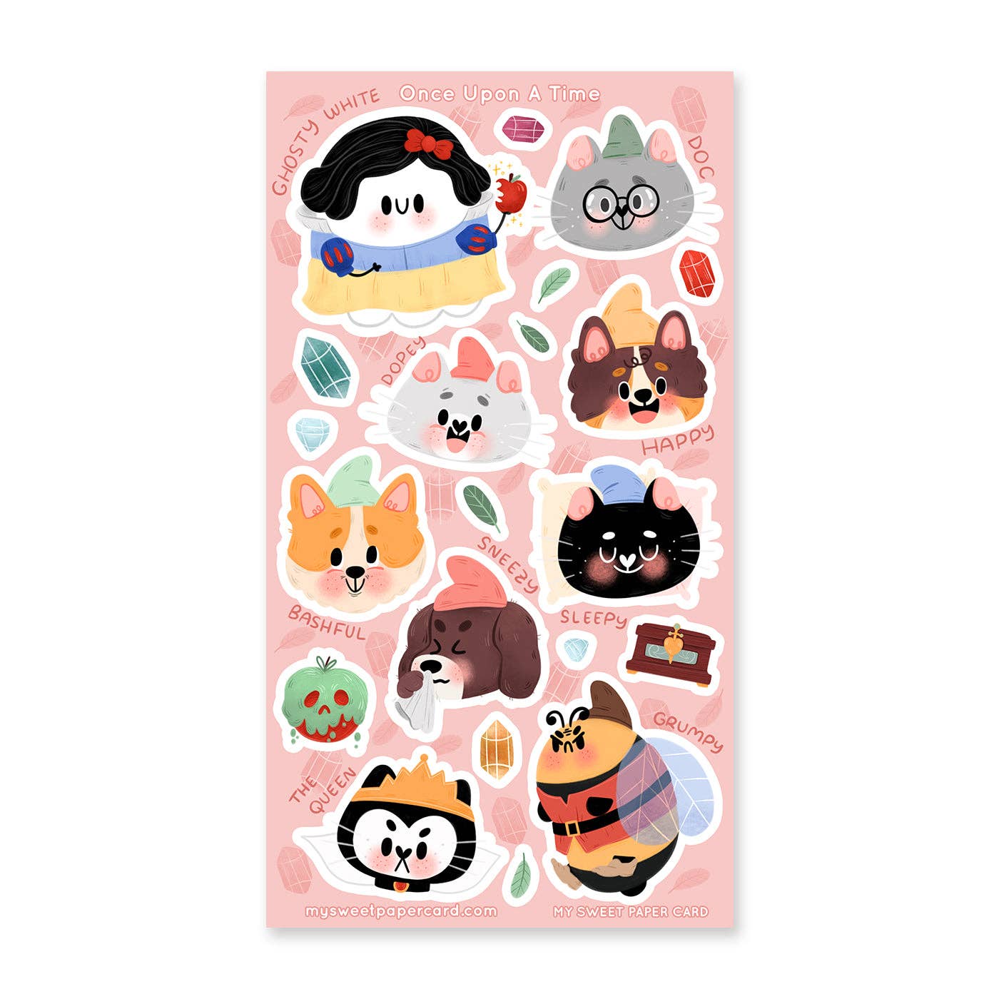 Once Upon a Time Standard Matte Sticker Sheet