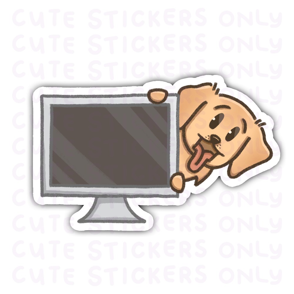 Work - Joey and Cake Die Cut Stickers