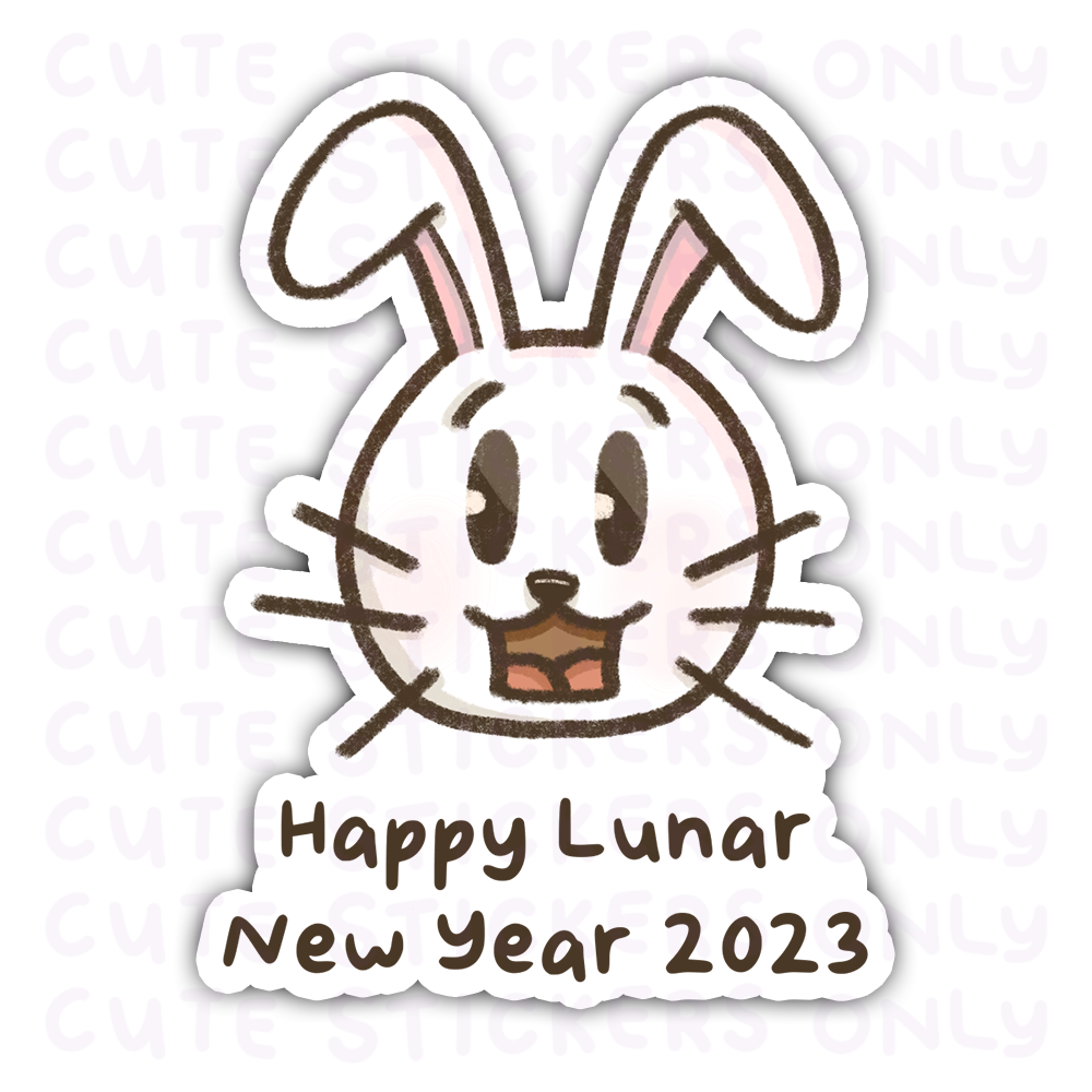 Lunar New Year 2023 Die Cut Stickers