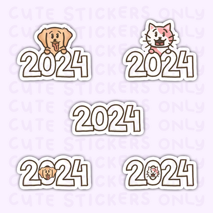 2024 - Joey and Cake Die Cut Stickers