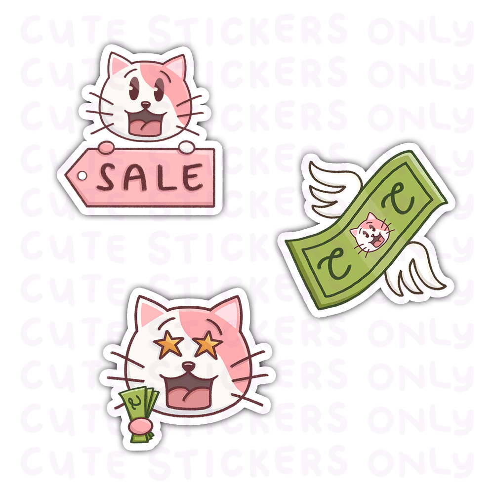 Sale - Joey and Cake Die Cut Stickers