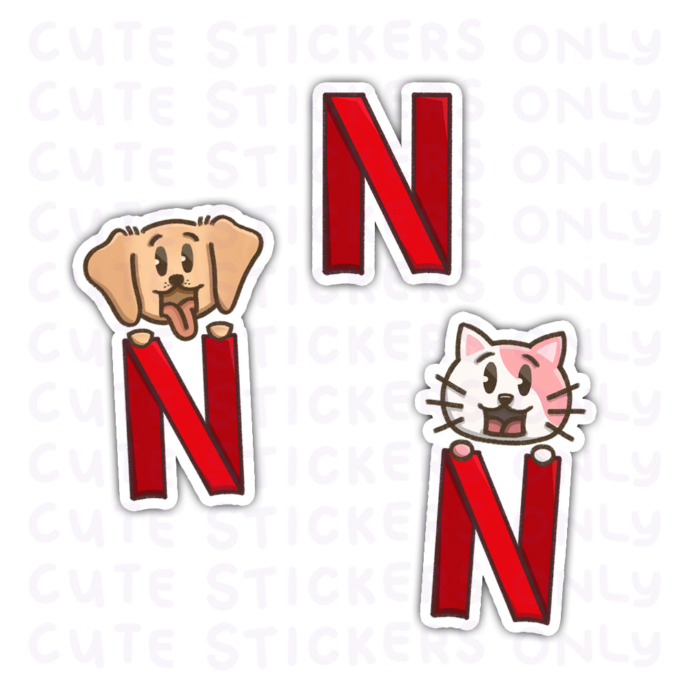 Netflix - Joey and Cake Die Cut Stickers