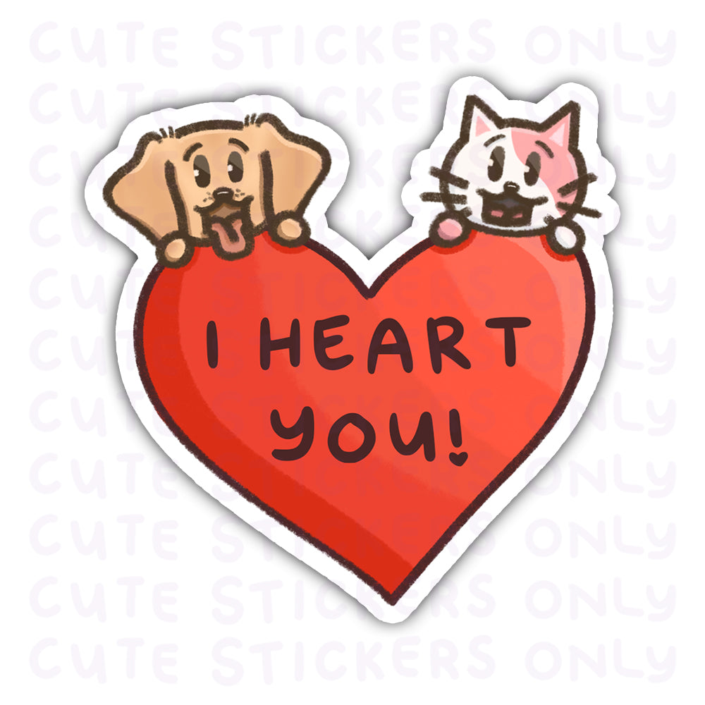 Lots of Love - Joey and Cake Die Cut Stickers