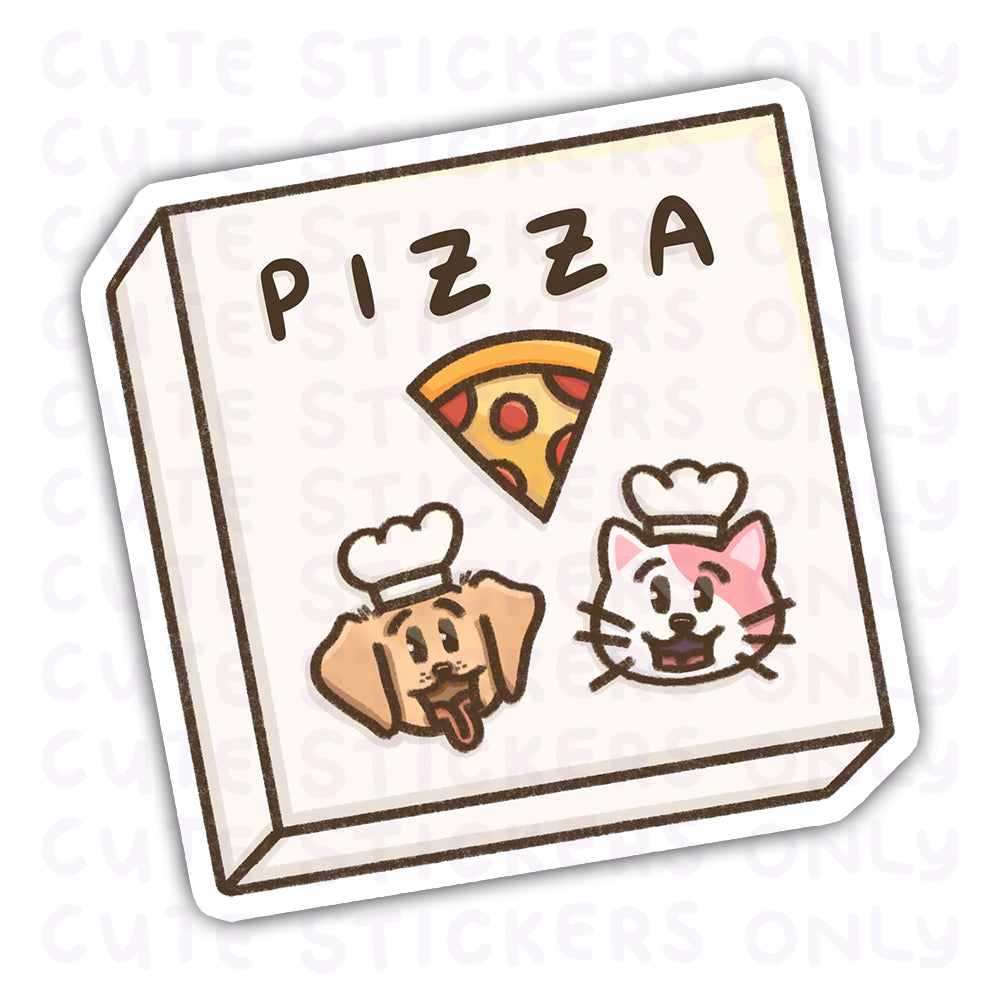 Pizza - Joey and Cake Die Cut Stickers