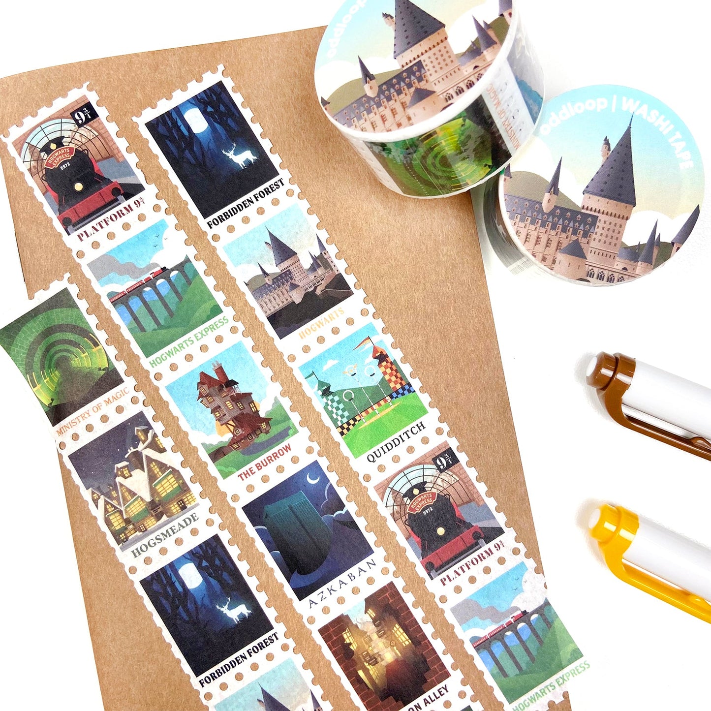 Magical Destinations Stamp Washi