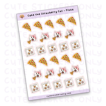 Pizza - Joey and Cake Sticker Sheet