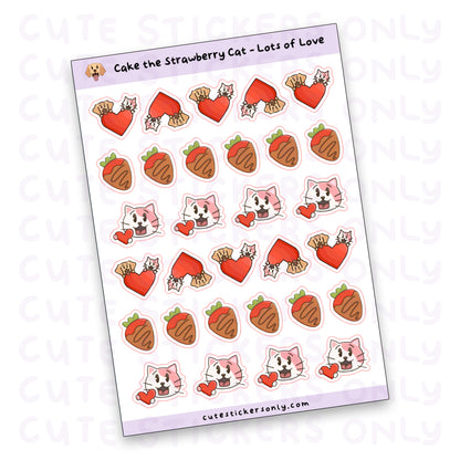 Lots of Love - Joey and Cake Sticker Sheet