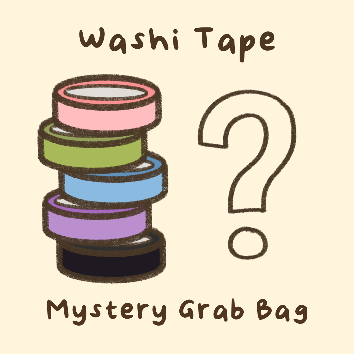 REVAMPED: Washi Tape Mystery Grab Bag